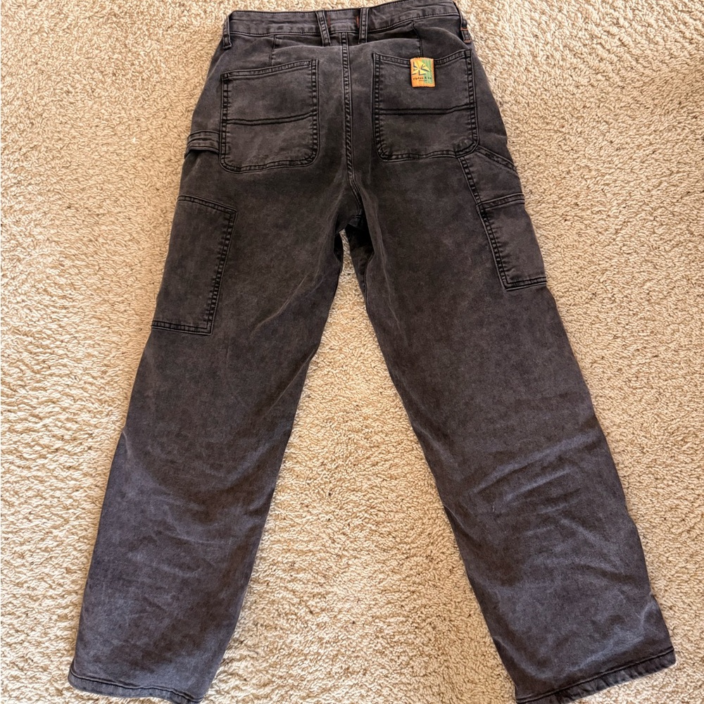 Ripton Utility Jeans - Plum - Picture 2 of 2